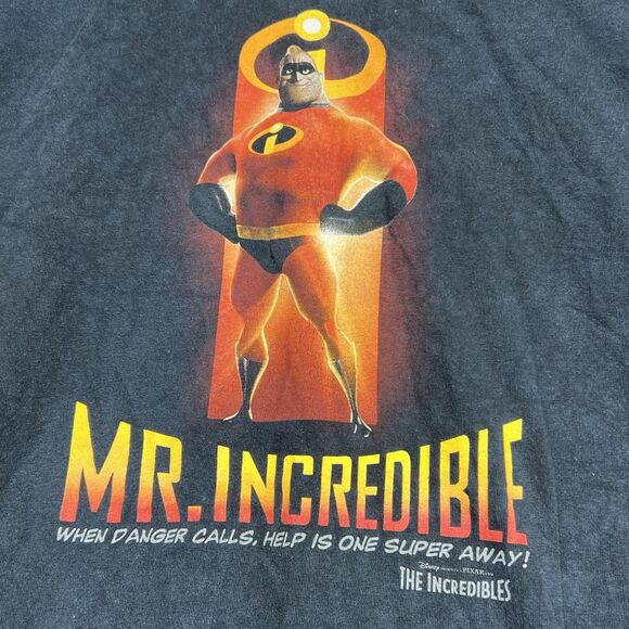Disney Store MR. INCREDIBLE Movie Promo Shirt Adult XL The Incredibles Pixar - Picture 3 of 11